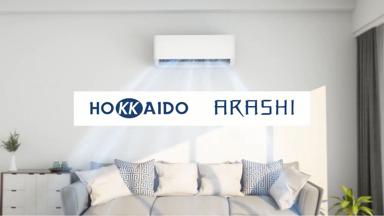 Hokkaido Arashi monosplit klíma youtube video